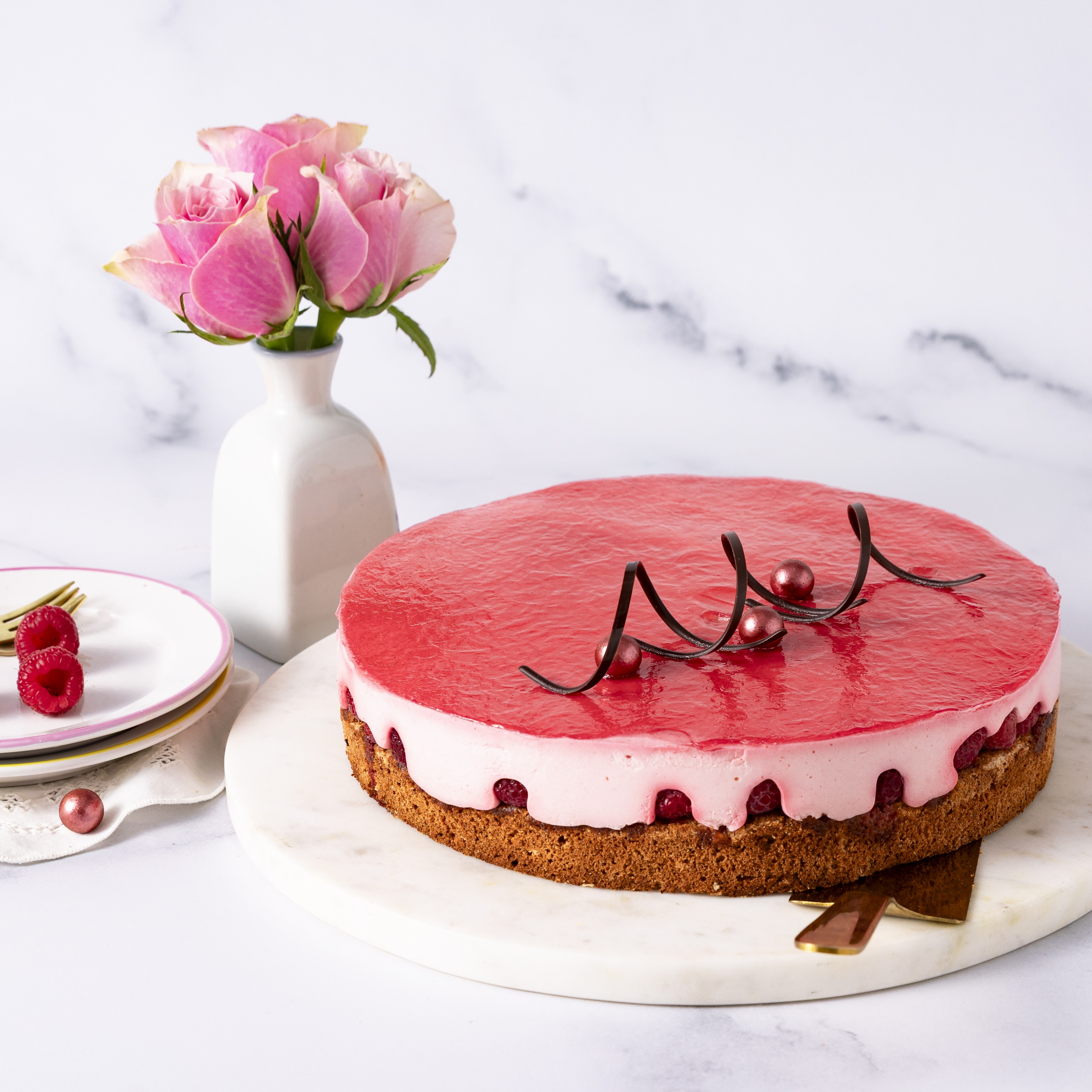 Bringebær- og ripsglede